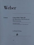 Cover: Carl Maria von Weber - Concertino op. 26 f&uuml;r Klarinette und Orchester - Henle, G&uuml;nter