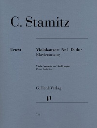 Abbildung von: Carl Stamitz - Violakonzert Nr. 1 D-dur - Henle, Günter