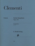 Cover: Muzio Clementi - Sechs Klaviersonatinen op. 36 - Henle, G&uuml;nter
