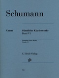 Cover: Robert Schumann - S&auml;mtliche Klavierwerke, Band VI - Henle, G&uuml;nter