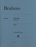 Cover: Johannes Brahms - Balladen op. 10 - Henle, G&uuml;nter