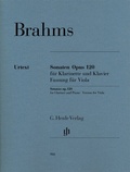 Cover: Johannes Brahms - Klarinettensonaten op. 120 - Henle, G&uuml;nter