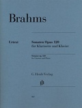 Cover: Johannes Brahms - Klarinettensonaten op. 120 - Henle, G&uuml;nter