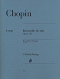 Cover: Fr&eacute;d&eacute;ric Chopin - Barcarolle Fis-dur op. 60 - Henle, G&uuml;nter
