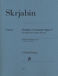 Cover: Alexander Skrjabin - Pr&eacute;lude et Nocturne f&uuml;r Klavier, linke Hand op. 9 - Henle, G&uuml;nter