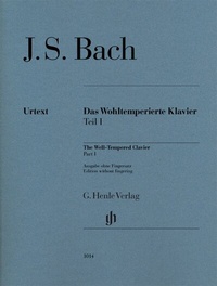 Abbildung von: Johann Sebastian Bach - Das Wohltemperierte Klavier Teil I BWV 846-869 - Henle, Günter