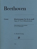 Cover: Ludwig van Beethoven - Klaviersonate Nr. 14 cis-moll op. 27 Nr. 2 (Mondscheinsonate) - Henle, G&uuml;nter