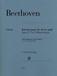 Abbildung von: Ludwig van Beethoven - Klaviersonate Nr. 14 cis-moll op. 27 Nr. 2 (Mondscheinsonate) - Henle, Günter