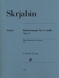 Cover: Alexander Skrjabin - Klaviersonate Nr. 1 f-moll op. 6 - Henle, G&uuml;nter