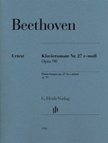 Cover: Ludwig van Beethoven - Klaviersonate Nr. 27 e-moll op. 90 - Henle, G&uuml;nter