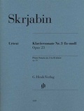 Cover: Alexander Skrjabin - Klaviersonate Nr. 3 fis-moll op. 23 - Henle, G&uuml;nter