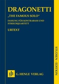 Cover: Domenico Dragonetti - "The Famous Solo" f&uuml;r Kontrabass und Orchester - Henle, G&uuml;nter