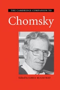 Cover: The Cambridge Companion to Chomsky - Cambridge University Press