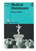 Cover: Medical Dominance - Allen & Unwin