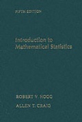 Cover: Introduction to Mathematical Statistics - Prentice Hall