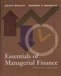 Cover: Essentials of Managerial Finance - South-Western
