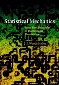 Cover: Statistical Mechanics - Cambridge University Press