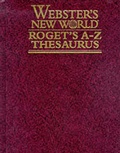 Cover: Webster's New World Roget's A-Z Thesaurus - Hungry Minds Inc,U.S.
