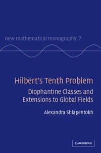 Abbildung von: Hilbert's Tenth Problem - Cambridge University Press