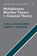Cover: Multiplicative Number Theory I - Cambridge University Press