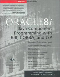 Enlarge image Cover: Oracle8i Java Components - Osborne/McGraw-Hill