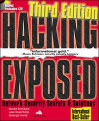 Enlarge image Cover: Hacking Exposed: Network Security Secrets & Solutions, Third Edition - McGraw-Hill Professional