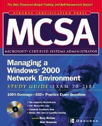 Abbildung von: MCSA Managing a Windows 2000 Network Environment Study Guide (Exam 70-218) - Osborne/McGraw-Hill