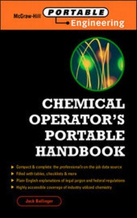 Enlarge image Cover: Chemical Operator's Portable Handbook - McGraw-Hill Professional