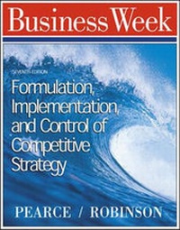 Enlarge image Cover: Formulation, Implementation and Control of Competitive Strategy - Osborne/McGraw-Hill