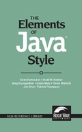 Cover: The Elements of Java (TM) Style - Cambridge University Press