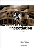 Cover: Essentials of Negotiation - McGraw-Hill Professional