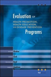 Enlarge image Cover: Evaluation of Health Promotion, Health Education and Disease Prevention Programs: With PowerWeb Bind-In Passcard - McGraw-Hill Publishing Co.