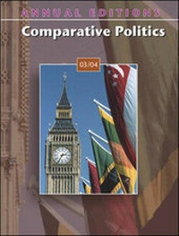 Enlarge image Cover: Comparative Politics 2003-2004 - McGraw-Hill Inc.,US