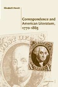 Cover: Correspondence and American Literature, 1770-1865 - Cambridge University Press