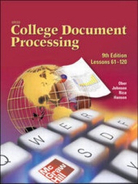 Enlarge image Cover: Gregg College Keyboarding and Document Processing (GDP), Lessons 61-120, Home Version, Kit 2, Word 2002 - McGraw Hill Higher Education