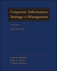 Enlarge image Cover: Corporate Information Strategy and Management: Text and Cases - McGraw-Hill Professional