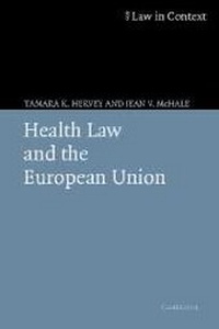 Abbildung von: Health Law and the European Union - Cambridge University Press