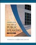 Cover: The Art of Public Speaking: With Student CDs 5.0, Audio CD set PowerWeb and Topic Finder - McGraw Hill Higher Education