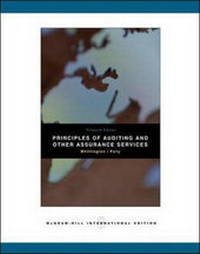 Enlarge image Cover: Principles of Auditing and Other Assurance Services - McGraw Hill Higher Education