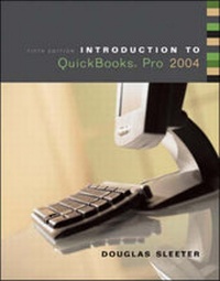Abbildung von: Introduction to Quickbooks< Pro 2004 - McGraw Hill Higher Education