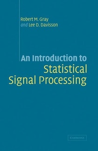 Enlarge image Cover: An Introduction to Statistical Signal Processing - Cambridge University Press