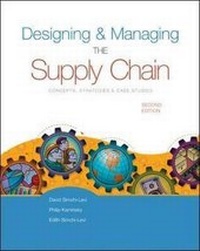 Abbildung von: Designing and Managing the Supply Chain: WITH Student CD-ROM - McGraw-Hill Publishing Co.