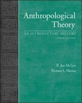 Cover: Anthropological Theory - McGraw-Hill Publishing Co.