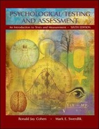 Enlarge image Cover: Psychological Testing and Assessment with Exercises Workbook - McGraw-Hill Professional