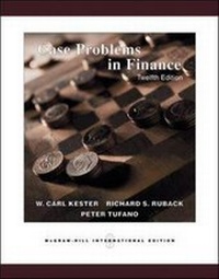 Enlarge image Cover: Case Problems in Finance: WITH Excel Templates CD-ROM - McGraw Hill Higher Education