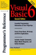 Cover: Visual Basic 6 Programmer's Reference - McGraw-Hill Professional