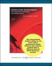 Enlarge image Cover: Operations Management for Competitive Advantage - McGraw-Hill Education Singapore