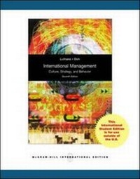 Enlarge image Cover: International Management: Culture, Strategy and Behavior - McGraw Hill Higher Education