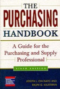 Cover: The Purchasing Handbook: A Guide for the Purchasing and Supply Professional - McGraw-Hill Professional