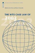 Cover: The WTO Case Law of 2003 - Cambridge University Press